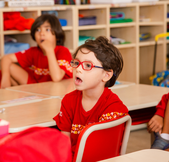 Alunos do Kindergarten Canadian Global School